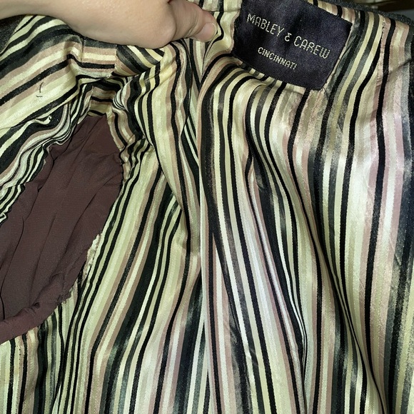 MABLEY & CAREW🪞sz 2 4 vintage Paul Parnes coat like new chic buttons! Pockets! - Picture 15 of 16